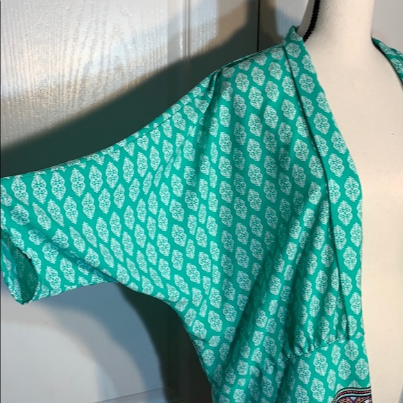 Kimono-multi colored geo print - Picture 8 of 8